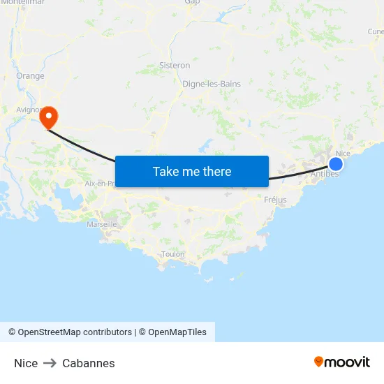 Nice to Cabannes map