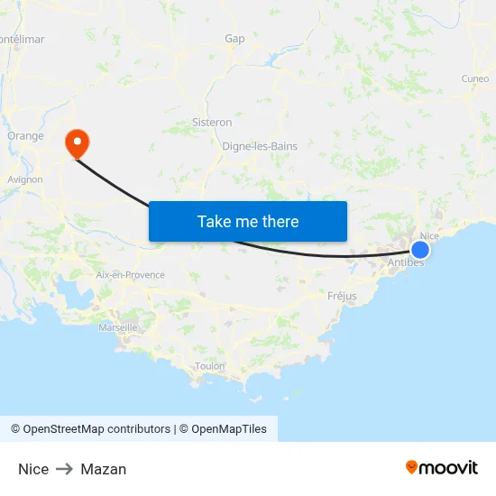 Nice to Mazan map