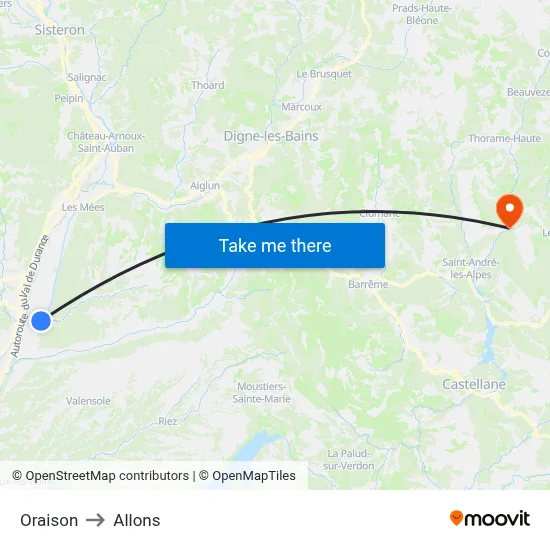 Oraison to Allons map