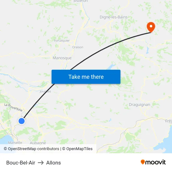 Bouc-Bel-Air to Allons map
