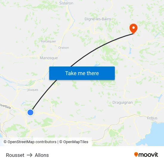 Rousset to Allons map