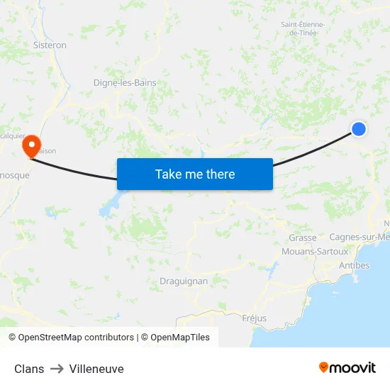 Clans to Villeneuve map