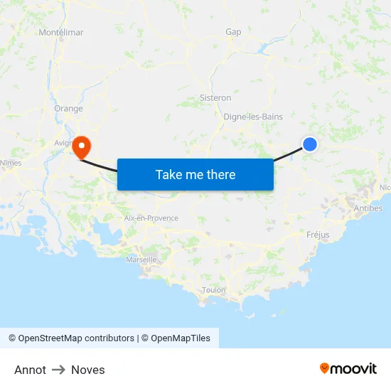 Annot to Noves map