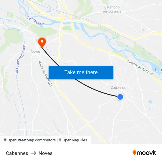 Cabannes to Noves map