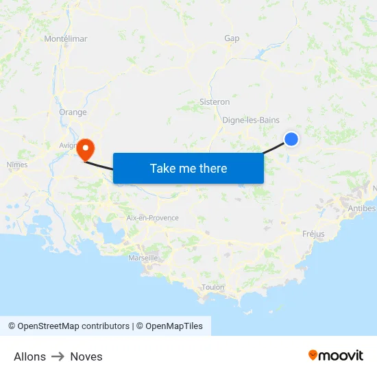 Allons to Noves map