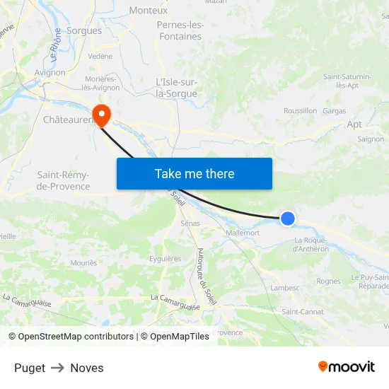 Puget to Noves map