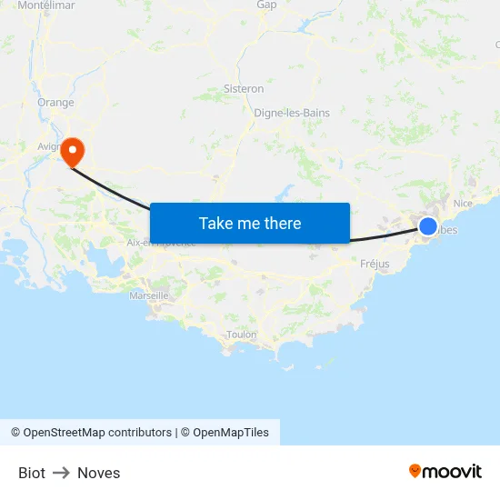 Biot to Noves map