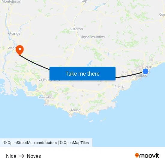 Nice to Noves map