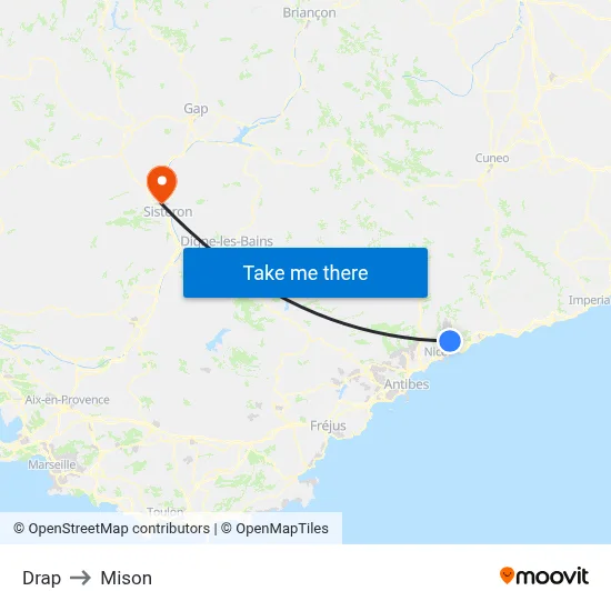 Drap to Mison map