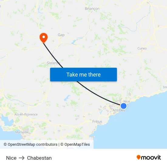 Nice to Chabestan map