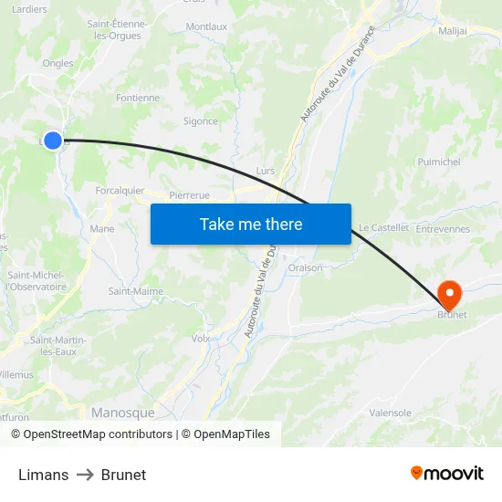 Limans to Brunet map