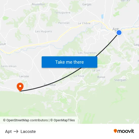 Apt to Lacoste map