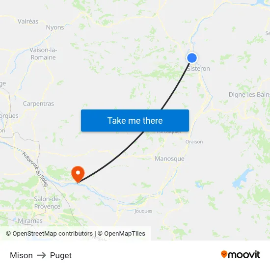 Mison to Puget map