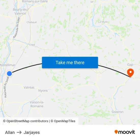 Allan to Jarjayes map