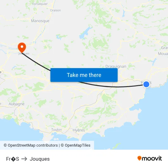 Fr�S to Jouques map