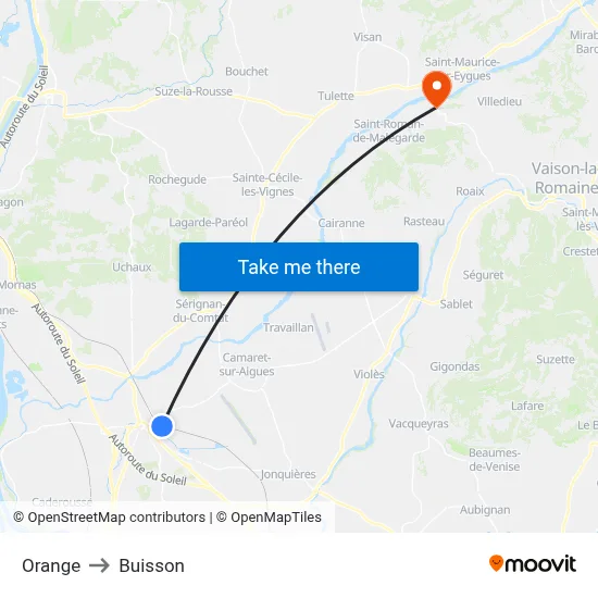 Orange to Buisson map