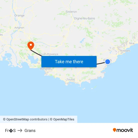 Fr�S to Grans map