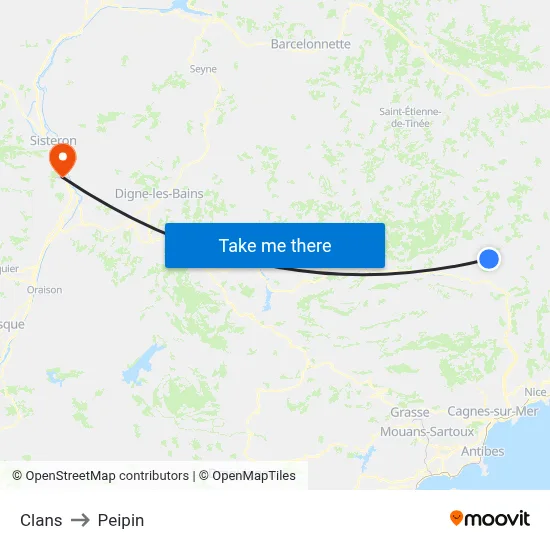 Clans to Peipin map