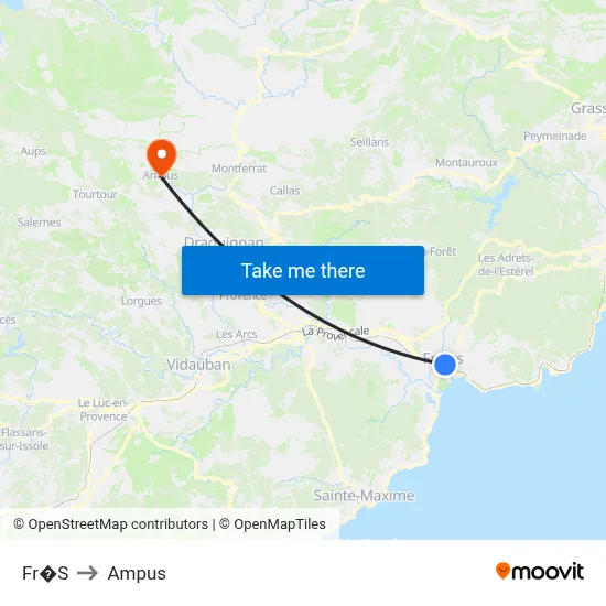 Fr�S to Ampus map
