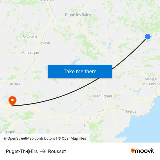 Puget-Th�Ers to Rousset map