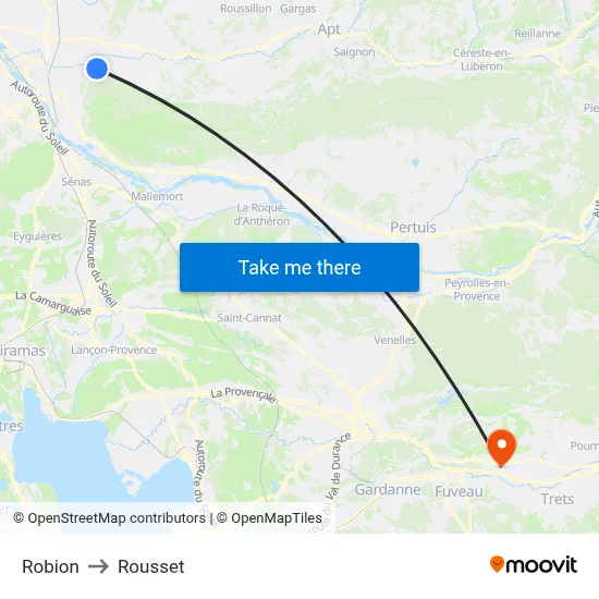 Robion to Rousset map