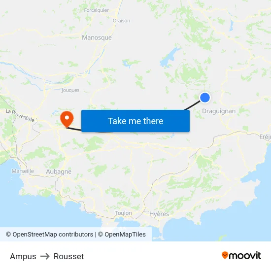 Ampus to Rousset map