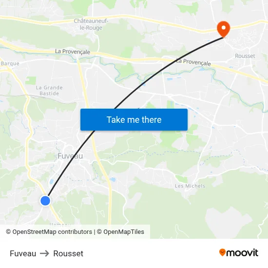 Fuveau to Rousset map