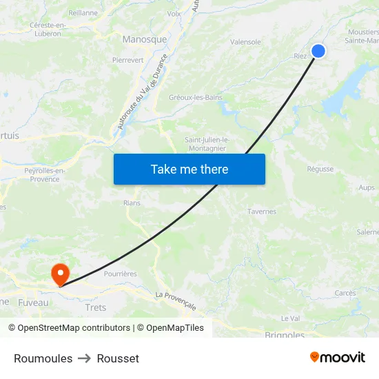 Roumoules to Rousset map
