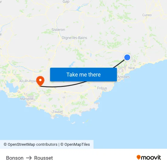 Bonson to Rousset map