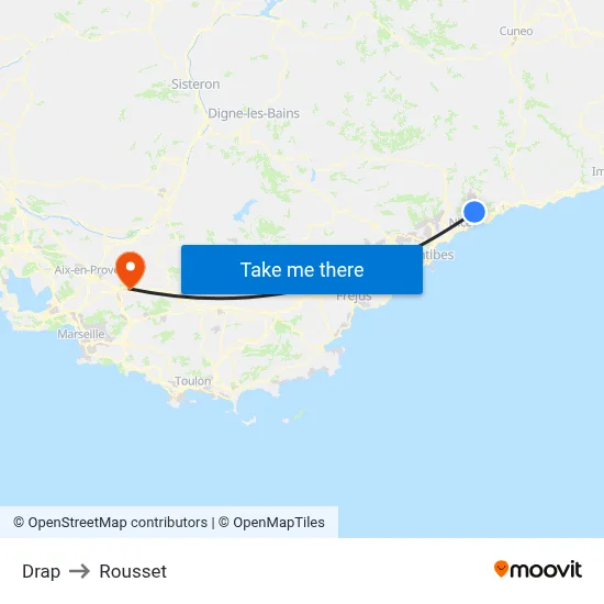 Drap to Rousset map