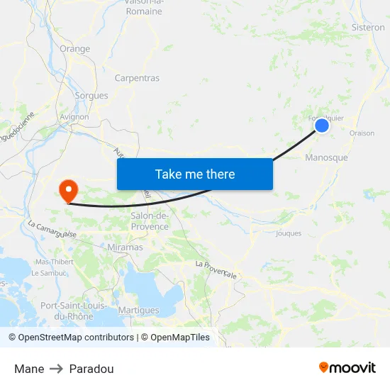 Mane to Paradou map