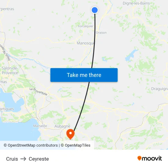 Cruis to Ceyreste map