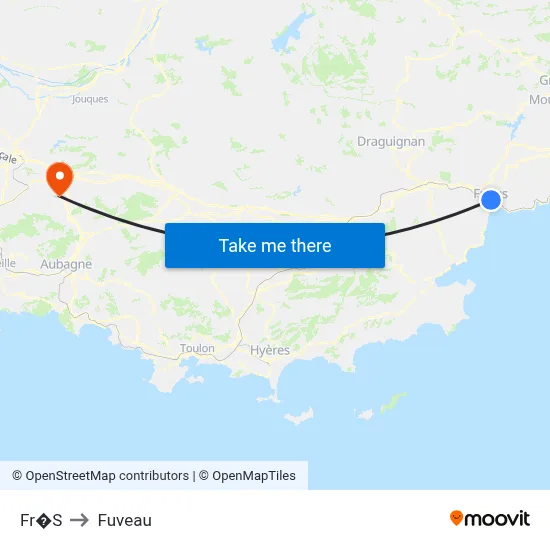 Fr�S to Fuveau map