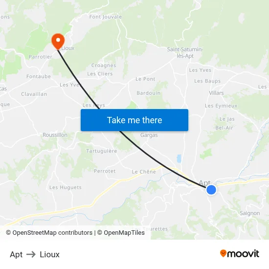 Apt to Lioux map