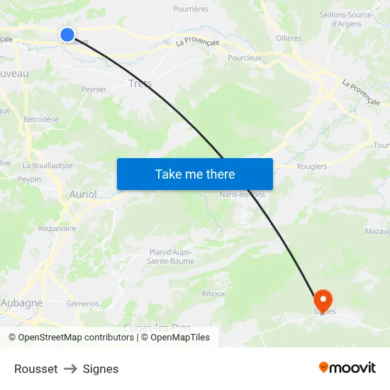 Rousset to Signes map