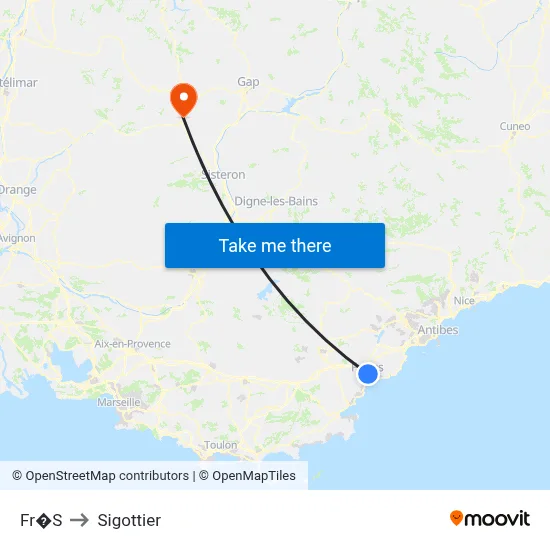 Fr�S to Sigottier map