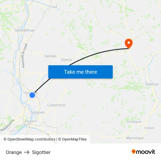 Orange to Sigottier map