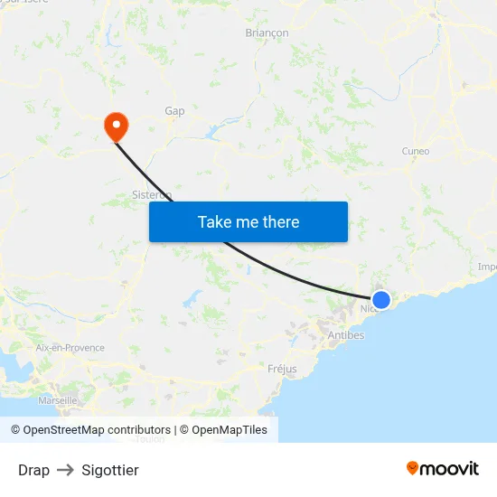 Drap to Sigottier map
