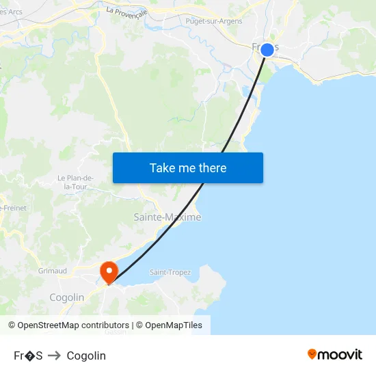 Fr�S to Cogolin map