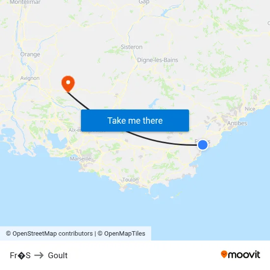 Fr�S to Goult map
