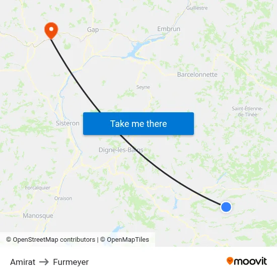 Amirat to Furmeyer map