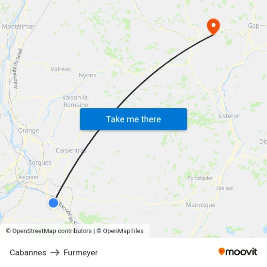 Cabannes to Furmeyer map