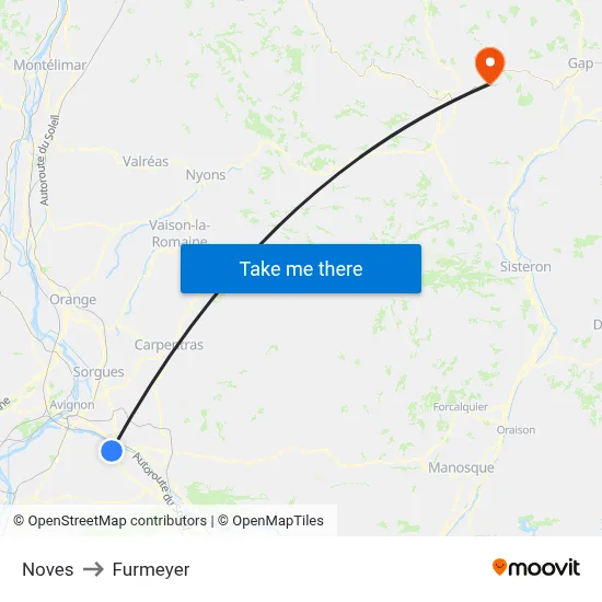 Noves to Furmeyer map