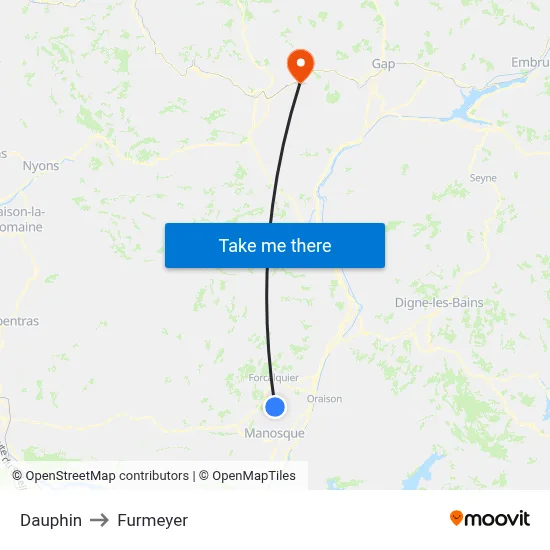 Dauphin to Furmeyer map