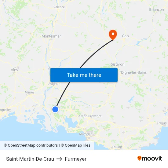 Saint-Martin-De-Crau to Furmeyer map