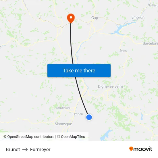 Brunet to Furmeyer map