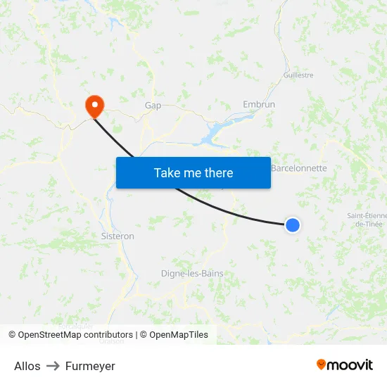 Allos to Furmeyer map