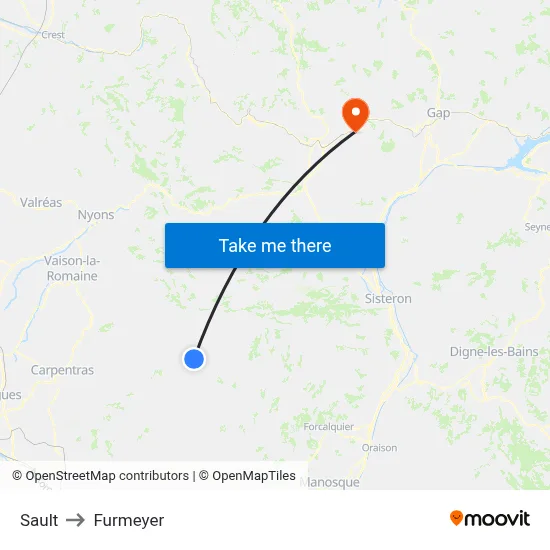 Sault to Furmeyer map