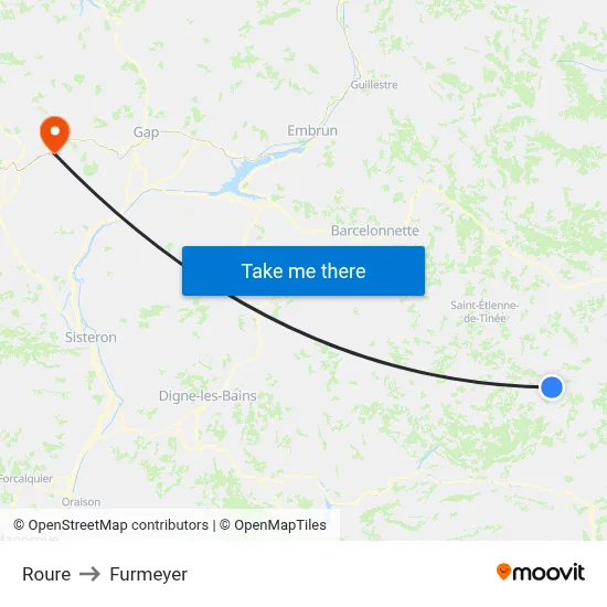 Roure to Furmeyer map