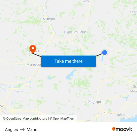 Angles to Mane map